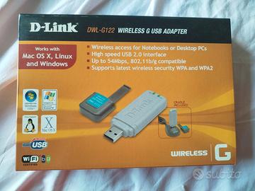Adattore Wi-Fi USB D-Link Dwl-g122