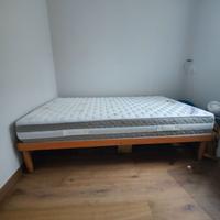 Materasso Memory + Rete - letto 1e 1/2_come nuovo