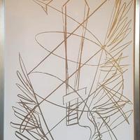 Trittico quadri Roberto Crippa