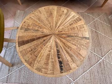 Tavolino da soggiorno stile scandinavo 115 cm