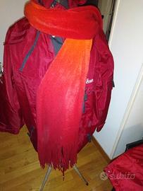 giaccone goretex più sciarpa lana