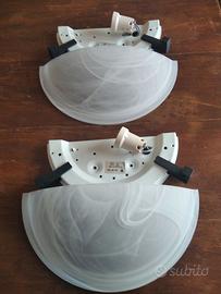 Coppia di lampade applique da parete