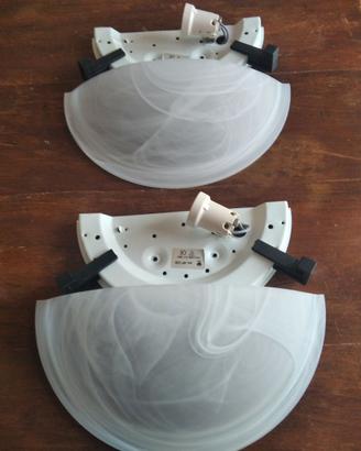Coppia di lampade applique da parete