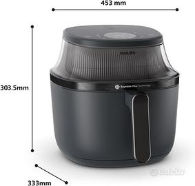 Philips Airfryer Serie 3000 7.2L, Finestra di Cott