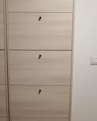 Scarpiera 5 ante moderna salvaspazio 