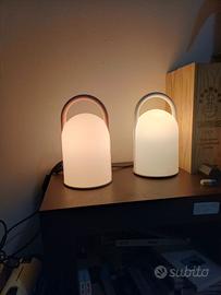 coppia di lampade da tavolo romolo luciani