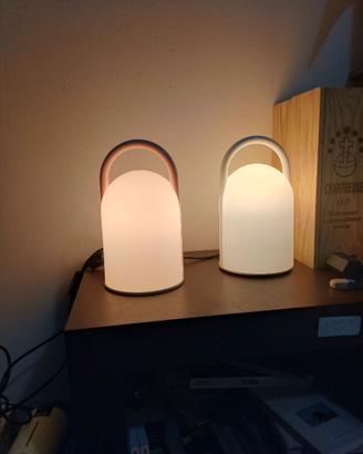 coppia di lampade da tavolo romolo luciani