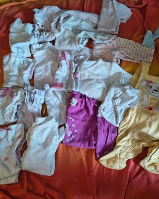 abbigliamento vario bambina 0-6 m