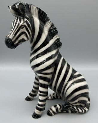 statua Zebra 60 cm artigianato italiano