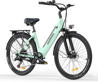 Bici Elettrica 250W MileCity1 (latte e menta)