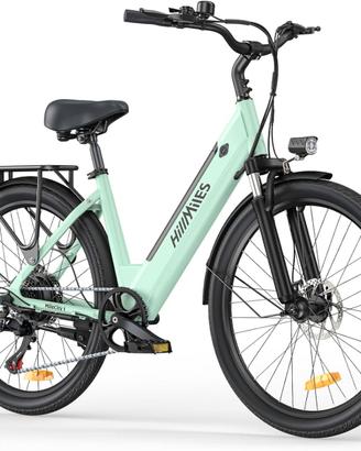Bici Elettrica 250W MileCity1 (latte e menta)