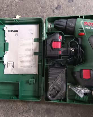 TRAPANO AVVITATORE A BATTERIA BOSCH PSR 12 VE-2 – 