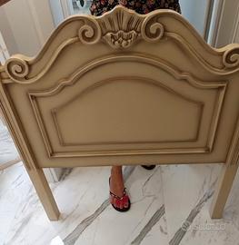 struttura letto singolo in legno 