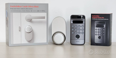 SwitchBot Lock Ultra Max Vision Pro kit serratura
