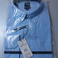 Camicia uomo MrHope Classic azzurra Nuova 