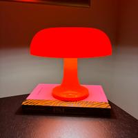 Lampada fungo arancione ispirata Artemide