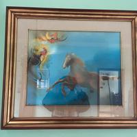 Quadro cavallo Giulio Cisari