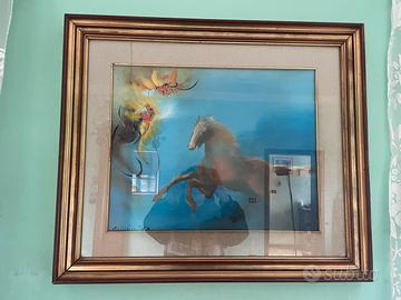 Quadro cavallo Giulio Cisari