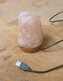 Lampada di sale USB