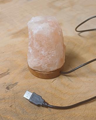Lampada di sale USB
