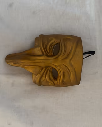 Maschera Veneziana Naso Lungo Zanni Pulcinella