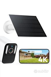 telecamera 4K pannello solare