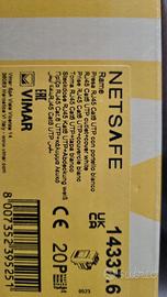 presaRJ45 cat.6 bianco netsafe vimar