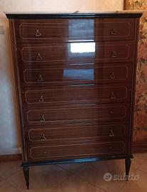 Settimino Vintage anni '60/70 piano in marmo 