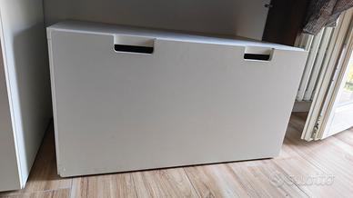 Cassapanca IKEA bianca 90×50×50 cm