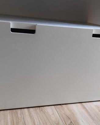 Cassapanca IKEA bianca 90×50×50 cm