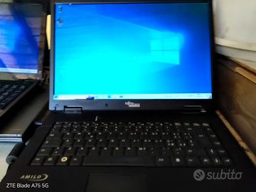 Notebook Fujitsu Amilo Core2Duo t750 4Gram SSD128