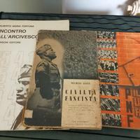 tre libri Storici epoca fascista 