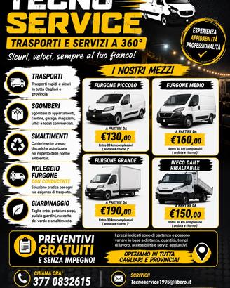 Trasporti sgomberi giardinaggio