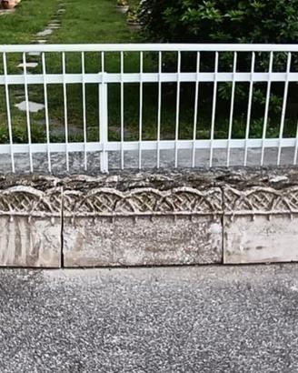 Lastre in cemento per giardino