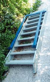 scala in acciaio per soppalco o varie