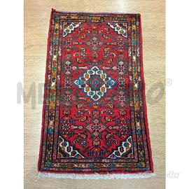 TAPPETO PERSIANO BORCIALU 79 X 1,28 FRANGE SU UN