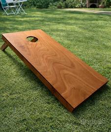 Gioco da giardino artigianale  in legno (Cornhole)