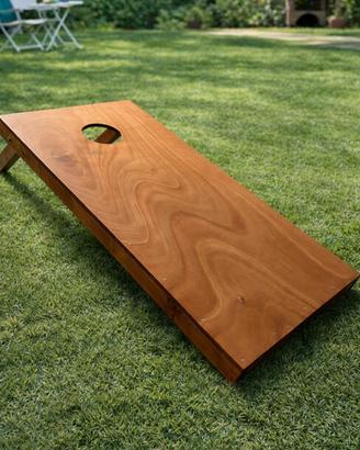 Gioco da giardino artigianale  in legno (Cornhole)