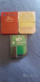 ps2 3 MEMORY CARD 