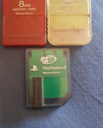 ps2 3 MEMORY CARD 