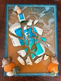 BROKEN BOTTLE ART