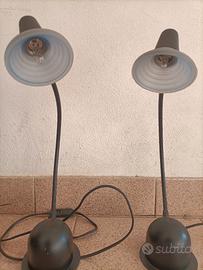 Lampade da comodino anni 90 in coppia