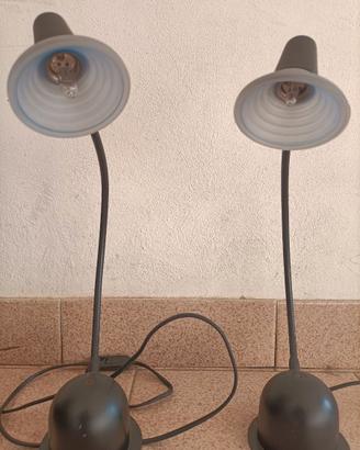 Lampade da comodino anni 90 in coppia
