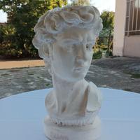 Busto in gesso “David di Michelangelo” – Scultura