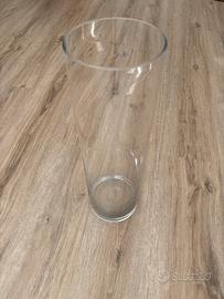 Vaso cilindrico vetro