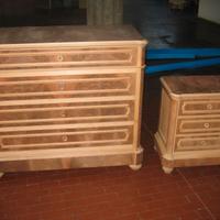 Comò + 2 comodini grezzi