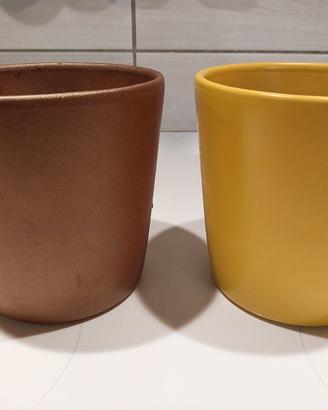 set vasi ceramica design moderno colorati