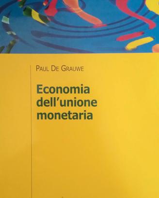 Libro Universitario di Economia Unione Monetaria