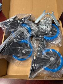 Set 4 ruote per carrello