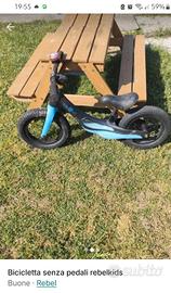 bicicletta bambino senza pedali, Rebel kidz